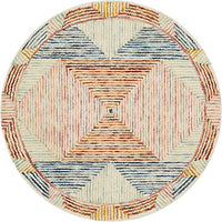 Spectrum Ivory / Multi Contemporary Accent Soft Area Rug