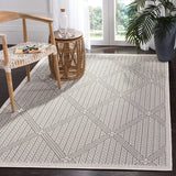 Charcoal/Beige MSRO339H Indoor/ Outdoor Waterproof Easy Cleaning Patio Backyard Mudroom Area Rug