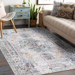 Boho Distressed Abstract Vintage Oriental Area Rug