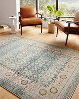 Jocelyn Collection Sand / Multi, Transitional Area Rug