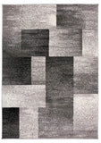 Geometric Gray Box Pattern Area Rugs