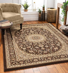 Medallion Brown Oriental Area Rug