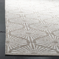 Montauk Collection MTK606H Handmade Cotton Area Rug Aqua / Ivory
