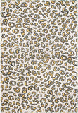 Print Leopard Beige Soft Area Rug