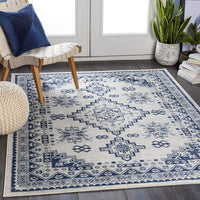 Dagmara Soft Area Rug Navy Blue