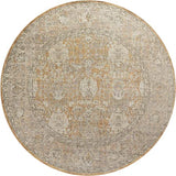 Chris Loves Julia x Loloi Rosemarie ROE-04 Graphite / Multi Oriental Area Rug 18" x 18" Sample Swatch