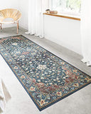 Loloi II Skye Collection SKY-01 Blush / Grey, Traditional 7'-6" x 9'-6" Area Rug