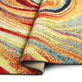 Abstract Multi-color Soft Area Rugs