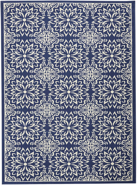 Navy Ivory Transitional Area Rug