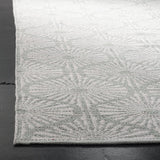 Montauk Collection MTK606H Handmade Cotton Area Rug Aqua / Ivory