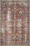 Chris Loves Julia x Loloi Jules JUL-02 Terracotta / Multi Oriental Area Rug 7'-6" x 9'-6"