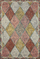 Loloi II Spectrum Collection SPE-03 Charcoal / Multi, Contemporary 7'-9" x 9'-9" Area Rug