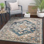 Judith Blue Vintage Medallion Area Rug