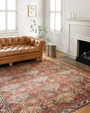 Loloi II Loren Collection LQ-11 Sand / Multi, Traditional 2'-3" x 3'-9" Accent Rug