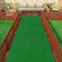 Evergreen Artificial Turf Area Rug, 2'7" x 9'10", Green
