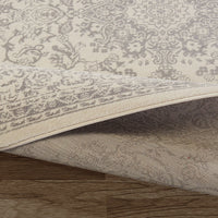 Oriental Design Ivory/Grey/Gray Area Rugs and Runners