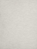 Flat-Weave Indoor/Outdoor Light Grey Area Rug