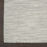 Flat-Weave Indoor/Outdoor Light Grey Area Rug