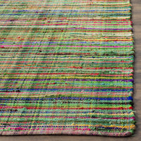 Hand Made Green and Multi Area Rug