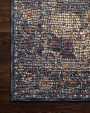 Porcia Collection Soft Area Rug, 5' x 8', Blue