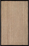 Premium Sea grass Natural Black Area Rug