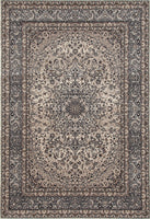 Traditional Gray Medallion Area Rug