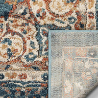 Marda Blue Tribal Medallion Area Rug