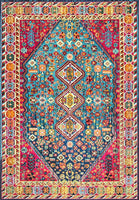 nuLOOM Meadow Vintage Vibrant Area Rug, 4' x 6', Multi