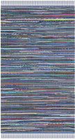Hand Woven Purple and Multi Cotton Area Rug