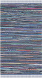 Hand Woven Purple and Multi Cotton Area Rug