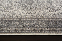 Traditional Gray Medallion Area Rug