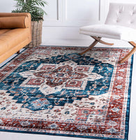 Bohemian Distressed Machine Washable Area Rug