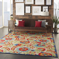 Multicolor Indoor/Outdoor Area Rug