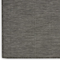 Flat-Weave Indoor/Outdoor Charcoal Soft Area Rug