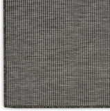 Flat-Weave Indoor/Outdoor Charcoal Soft Area Rug