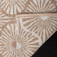 Montauk Collection MTK606H Handmade Cotton Area Rug Aqua / Ivory