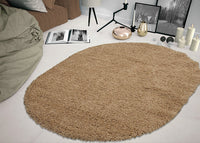 Plain Shag Area Rugs - Multiple Colors and Sizes