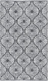 Montauk Collection MTK606H Handmade Cotton Area Rug Aqua / Ivory