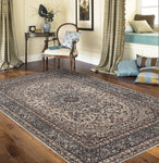 Traditional Gray Medallion Area Rug