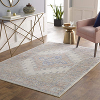 Olena Soft Area Rug Blush/Gray