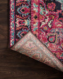 NADIA Soft Area Rug MIDNIGHT/PINK