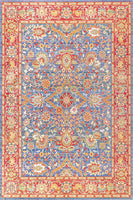 Irving Persian Plum/Terracotta Soft Area Rug