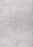Aydin Plush Shag Mingled Gray/Ivory Soft Area Rug