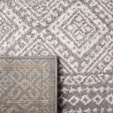 Moroccan Boho Distressed Area Rug Dark Grey / Ivory