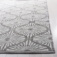 Montauk Collection MTK606H Handmade Cotton Area Rug Aqua / Ivory