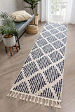 Arbor Moroccan Trellis Blush Kilim-Style Rug