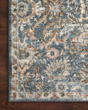 Saban Blue Traditional Soft Area Rug