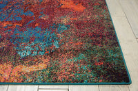 Modern Bohemian Atlantic Multicolored Area Rug,