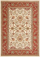 Traditional Oriental Soft Area Rug Sage Ivory