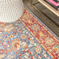 Irving Persian Plum/Terracotta Soft Area Rug
